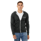 Bella + Canvas Unisex Triblend Full-Zip Lightweight Hoodie